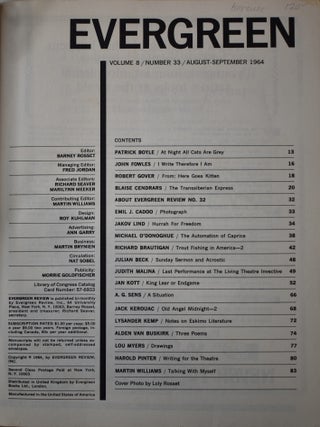 Evergreen Review, No. 33 / Aug.-Sept. 1964