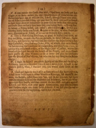 The Head of Nile: Or the Turnings and Windings of the Factious Since Sixty, in a Dialogue Between Whigg and Barnaby