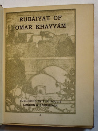 Rubáiyát of Omar Khayyám