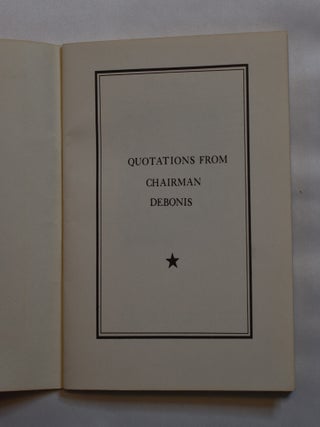 Quotations from Chairman DeBonis