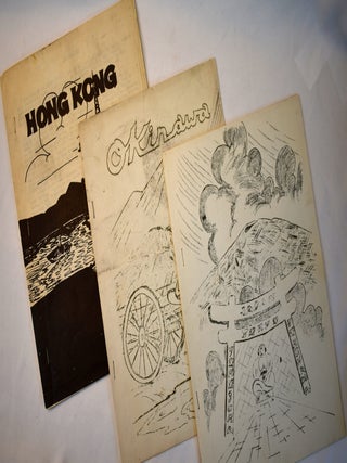 Item #323 Three post-World War II port of call booklets for Okinawa, Tokyo, and Hong Kong. Japan