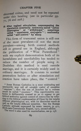 Contraception (Birth Control): Its Theory, History and Practice. A Manual for the Medical and Legal Professions