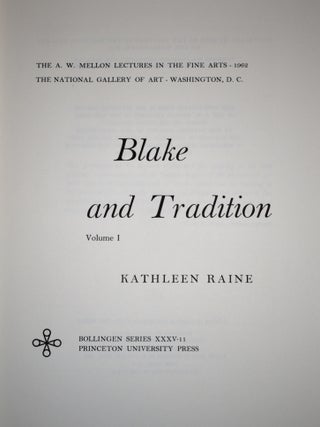 Blake and Tradition