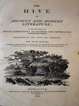 Item #379 The Hive of Ancient and Modern Literature: A Collection of Essays, Narratives,...