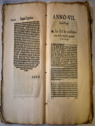 Anno regni Iacobi, Regis Angl. Scotiae, Franciae, & Hyberniae, viz. Angliæ, Franciae, & Hyberniae septimo, & Scotiae 43⁰. At Fourth Session of Parliament begun and holden by Prorogation at Westminster the ix. Day of February, in the Seuenth Yeere of the Reigne of our Most Gracious Soueraigne Lord Iames