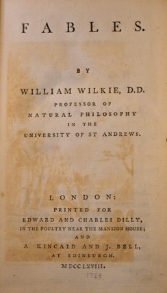 Item #428 Fables. William Wilkie