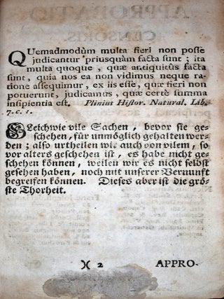 Gelehrte Verhandlung der Materi, Von Erscheinungen der Geisteren. Und denen Vampiren in Ungarn, Mahren etc.
