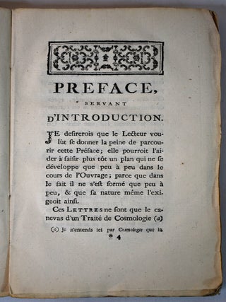 Lettres Physiques et Morales, sur les Montagnes et sur l'Histoire de la Terre et de l'Homme